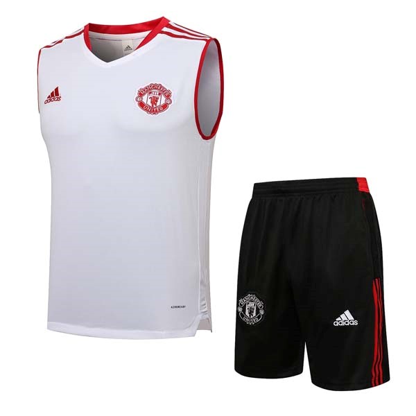 Maglia Manchester United Senza Maniche Set Completo 21/22